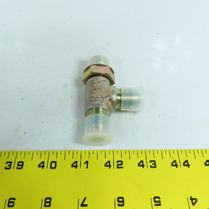 John Deere AT131873 4217343 Hydraulic Tee Fitting NEW