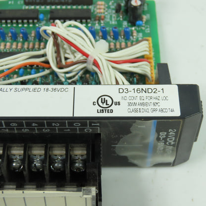Automation Direct D3-16ND2-1 Input Module 24VDC