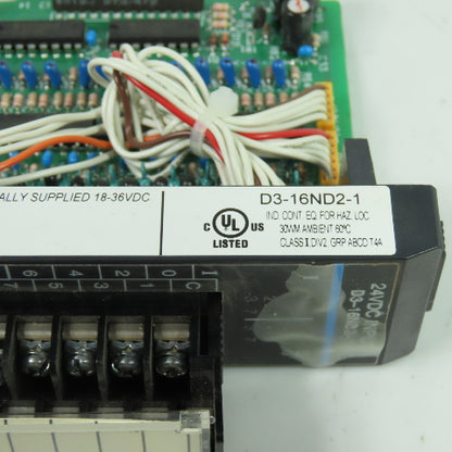 Automation Direct D3-16ND2-1 Input Module 24VDC