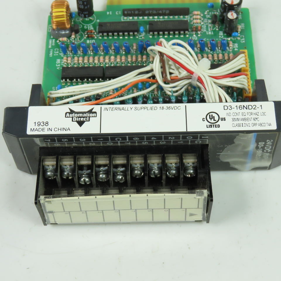 Automation Direct D3-16ND2-1 Input Module 24VDC