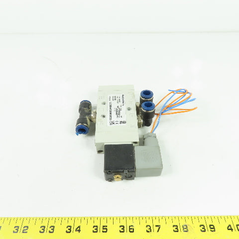 Aventics L23BA452O060T30 Solenoid Air Control Valve 120VAC 0.7A 145PSI 3/8" NPT