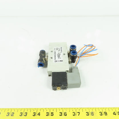 Aventics L23BA452O060T30 Solenoid Air Control Valve 120VAC 0.7A 145PSI 3/8" NPT