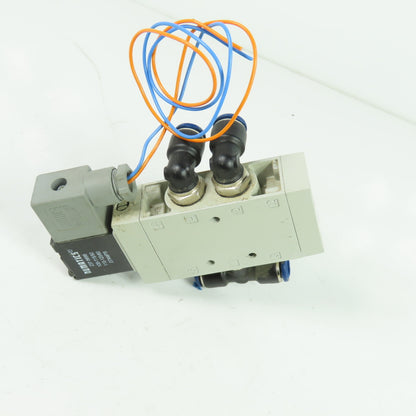 Aventics L23BA452O060T30 Solenoid Air Control Valve 120VAC 0.7A 145PSI 3/8" NPT