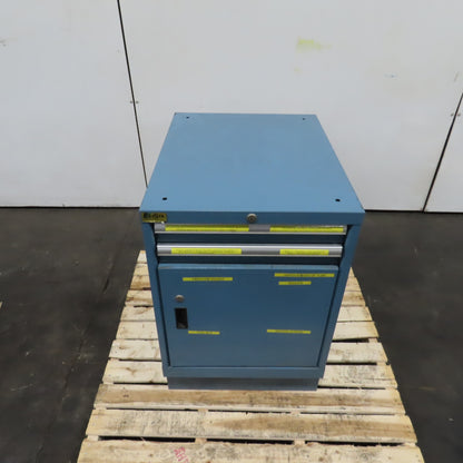 Lista 2 Drawer 2 Shelf Industrial Small Parts Tool Storage Cabinet 22 x 28 x 33"