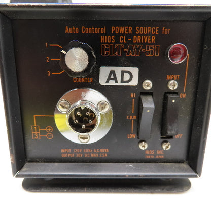 CLT-AY-51 Hios CL-Driver Power Supply 120V Input 30VDC Output