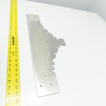 Lazzari Juno 3000is Table Saw Measurement Measuring Plate 24-1/2" OAL