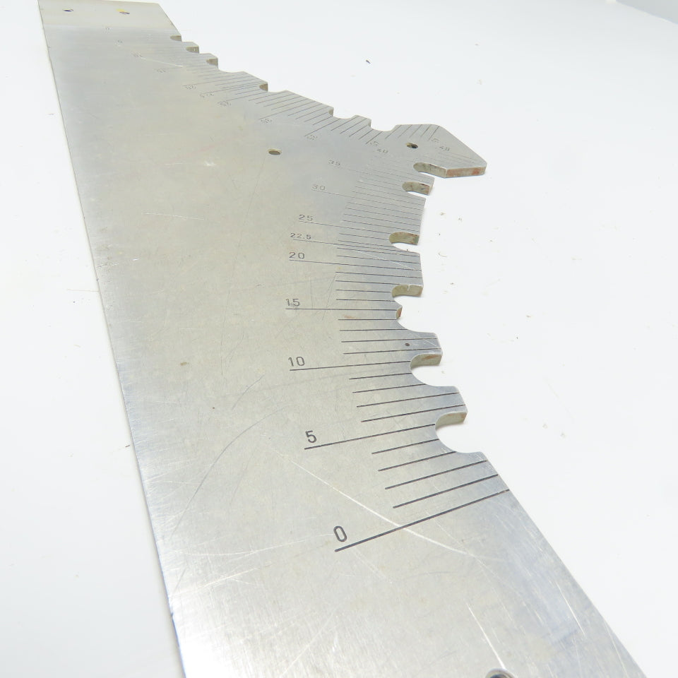Lazzari Juno 3000is Table Saw Measurement Measuring Plate 24-1/2" OAL
