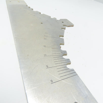 Lazzari Juno 3000is Table Saw Measurement Measuring Plate 24-1/2" OAL