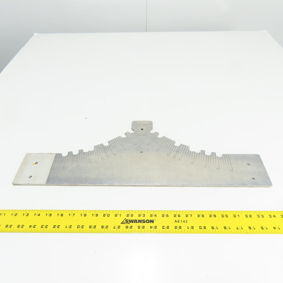 Lazzari Juno 3000is Table Saw Measurement Measuring Plate 24-1/2" OAL