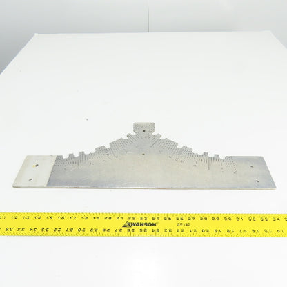 Lazzari Juno 3000is Table Saw Measurement Measuring Plate 24-1/2" OAL