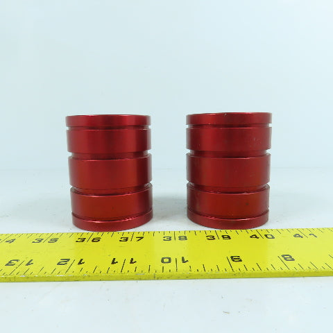 Pacific Bearing Style 1.500" ID x 2-3/8" OD Linear Oilless Bearing 3" L Lot/2