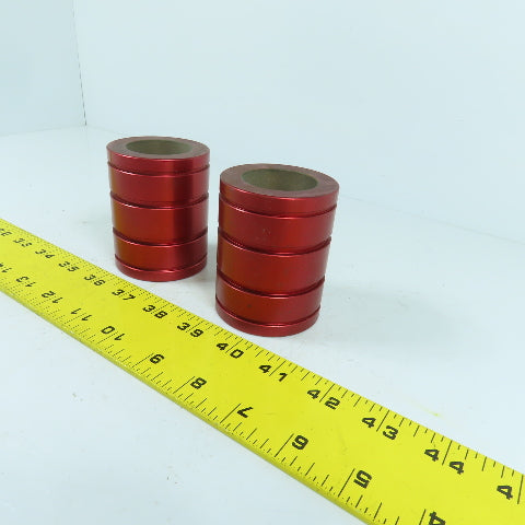 Pacific Bearing Style 1.500" ID x 2-3/8" OD Linear Oilless Bearing 3" L Lot/2