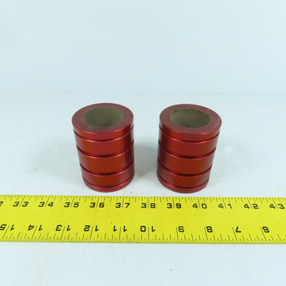 Pacific Bearing Style 1.500" ID x 2-3/8" OD Linear Oilless Bearing 3" L Lot/2