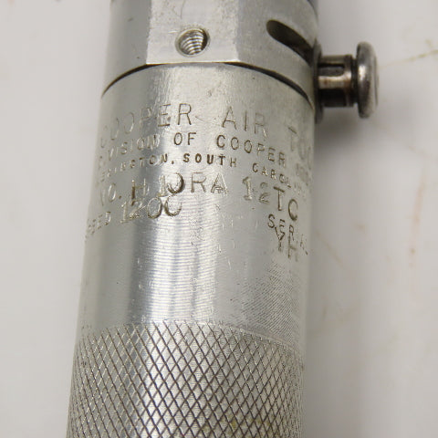 Cooper Air Tools H10RA12TC Inline Pneumatic Screw Driver Adjustable Torque