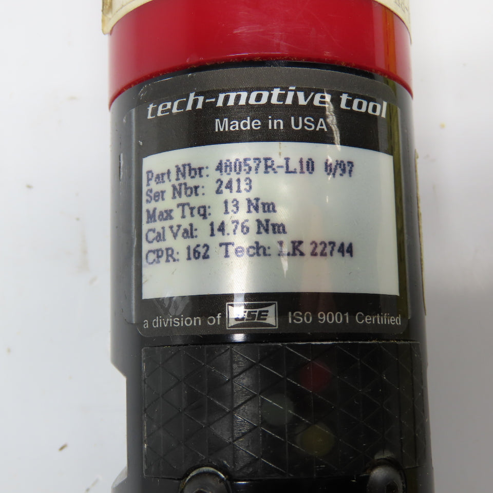 GSE 48057R-L10 3/8" Tech Motive Electric Nutrunner Torque Wrench Gun 13Nm Trq