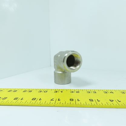 Cajon R-23 1" x 1" NPT 316 Stainless Steel Female 90° Elbow