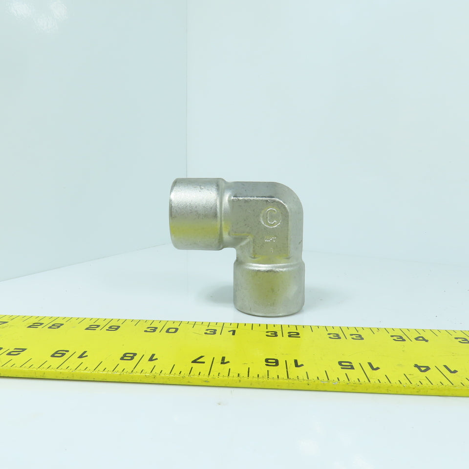 Cajon R-23 1" x 1" NPT 316 Stainless Steel Female 90° Elbow
