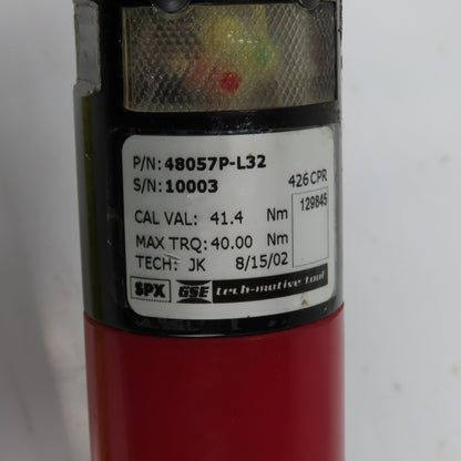 GSE 48057P-L32 3/8" Tech Motive Electric Nutrunner Torque Wrench Gun 40Nm Trq