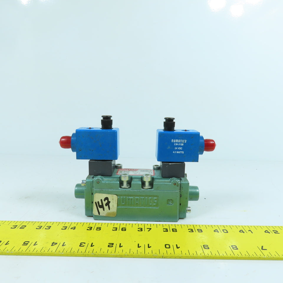 Numatics 122BB400R061D61 Pneumatic Directional Valve 5/2 Position 24VDC Coil