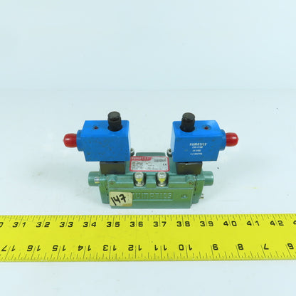 Numatics 122BB400R061D61 Pneumatic Directional Valve 5/2 Position 24VDC Coil
