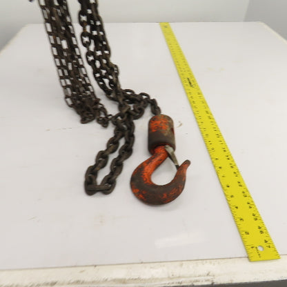 CM Model M 2 Ton 4000 LB Manual Chain Fall Hoist 10' Lift