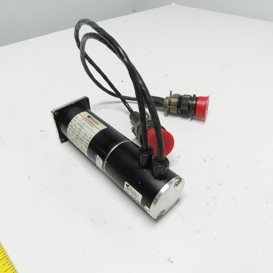 Whedco MTR-3S22-G-R-0-N-0 Brushless Servo Motor 22ohms 0.5Nm 4.8lb-in