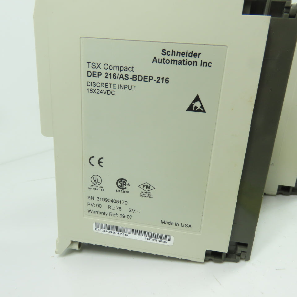 Schneider AS-BDEP-216 TSX Compact DEP 216 Discrete Input Module Lot Of 4