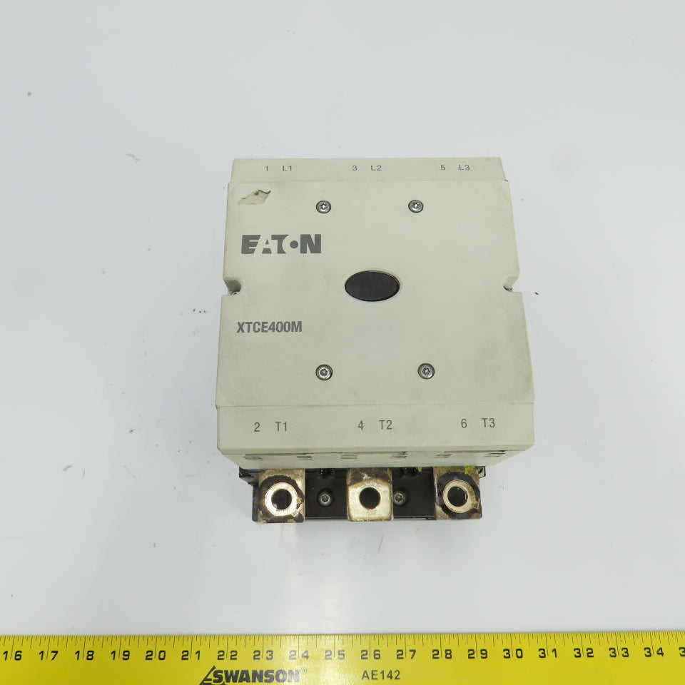 Eaton XTCE400M 400Hp 3Ph Contactor 600VAC 450A 24-48VDC Coil