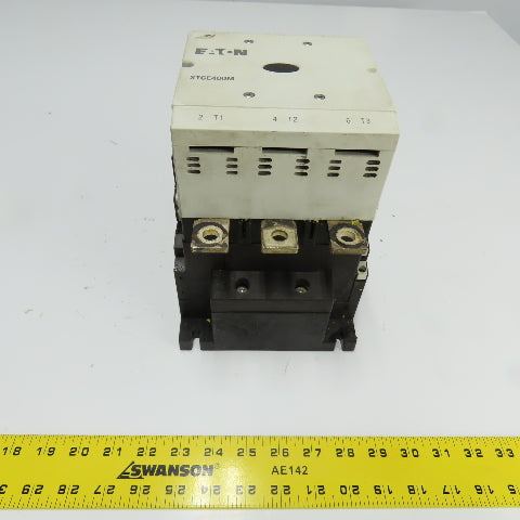 Eaton XTCE400M 400Hp 3Ph Contactor 600VAC 450A 24-48VDC Coil