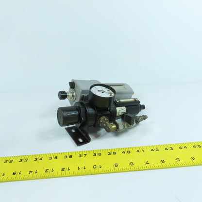 Parker 05E24A13AB 1/2" NPT Compressed Air Filter Regulator Lubricator Need Gauge