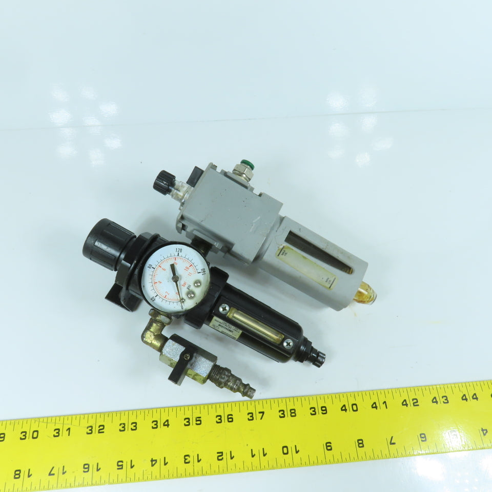 Parker 05E24A13AB 1/2" NPT Compressed Air Filter Regulator Lubricator Need Gauge