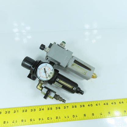 Parker 05E24A13AB 1/2" NPT Compressed Air Filter Regulator Lubricator Need Gauge