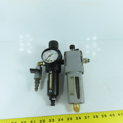 Parker 05E24A13AB 1/2" NPT Compressed Air Filter Regulator Lubricator Need Gauge