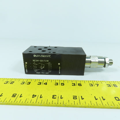 Duplomatic MCD4-SP/51N Hydraulic Pressure Relief Valve 350 Bar