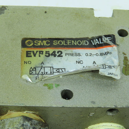 SMC EVP542 Pneumatic Directional Control Valve 0.2-0.8MPa
