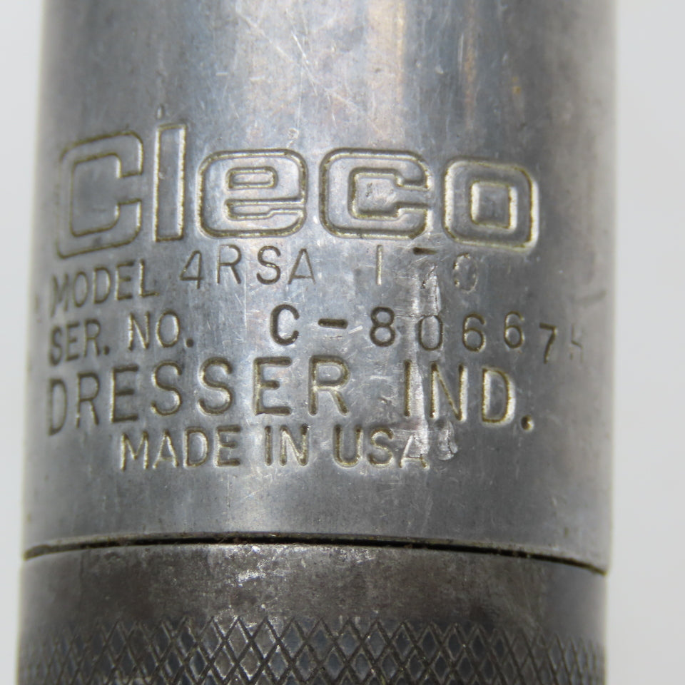 Cleco 4RSA10 Inline Pneumatic Adjustable Torque Nutrunner Screwdriver 1/4" Drive