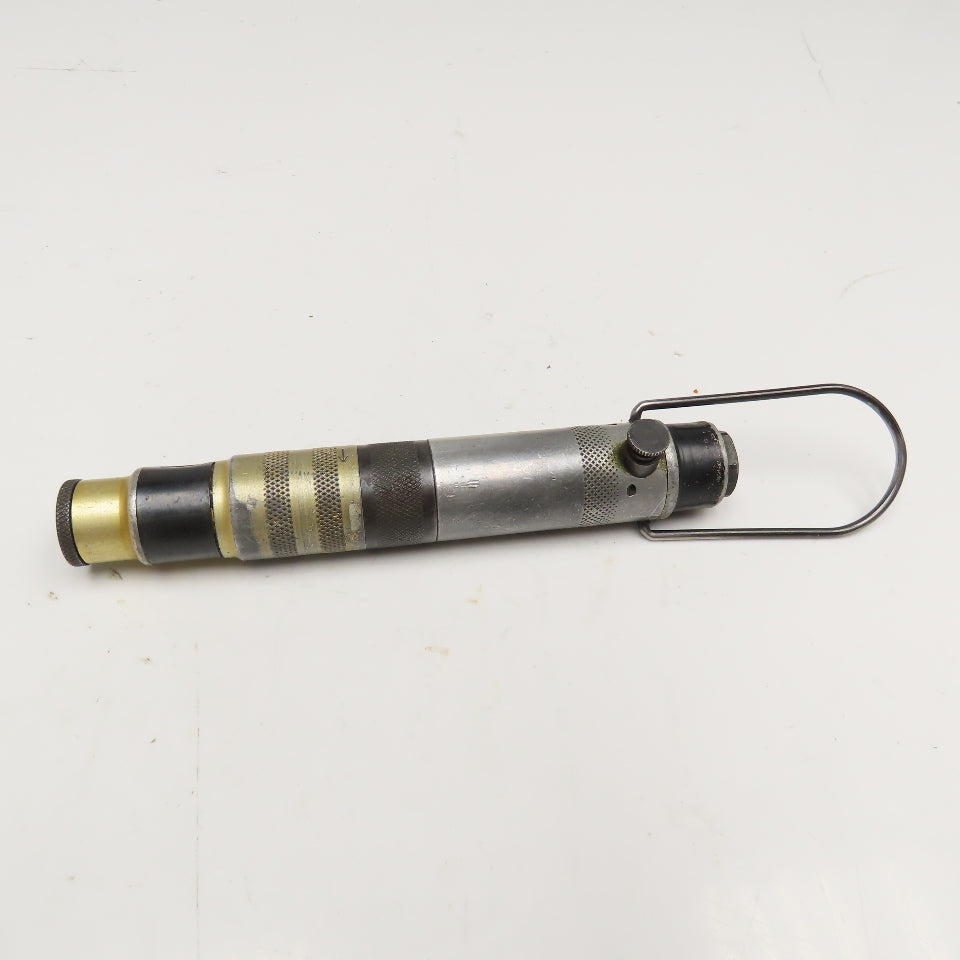 Cleco 4RSA10 Inline Pneumatic Adjustable Torque Nutrunner Screwdriver 1/4" Drive
