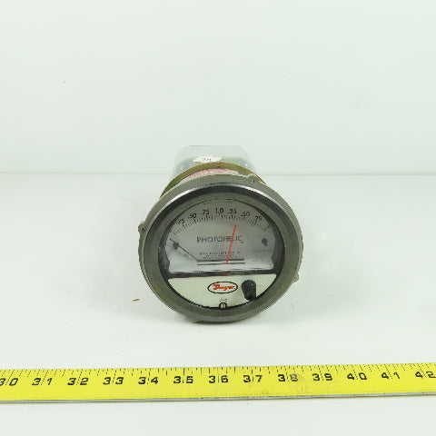 Dwyer Photohelic Gage 120VAC 0-2" Of Water 25PSI