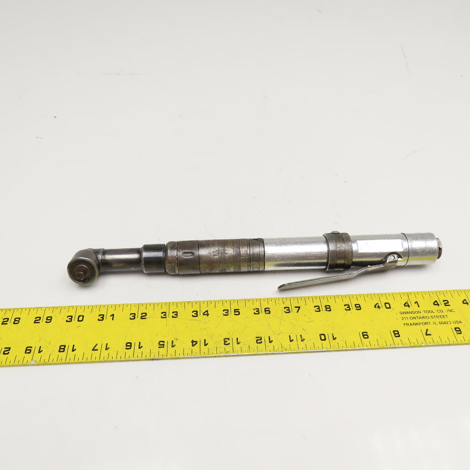 Cleco 5RNAL-103H-2 Pneumatic Reversable Adjustable Torque Angled Nutrunner 1/4"