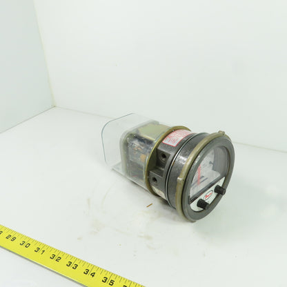 Dwyer Photohelic Gage 120VAC 40-90" Of Water 25PSI