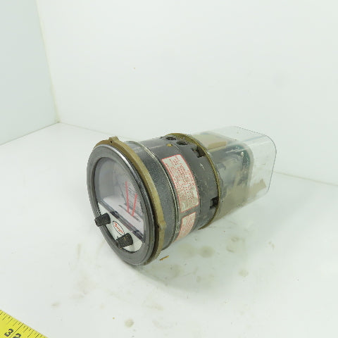Dwyer Capsu-Photohelic Gage 120VAC 0-40 LBS Per Sq In 500PSI