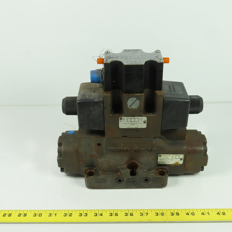Racine FD4-BNHG-106SE-72 Hydraulic Solenoid Valve 115V 1000PSI FD4-DNKS-102SE-52