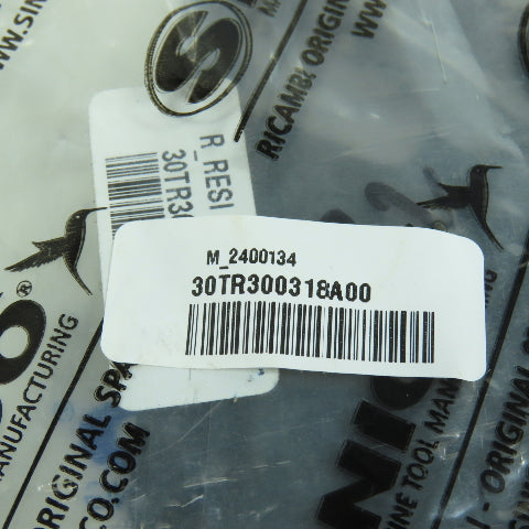 Sinico Ricambi 30TR300318A00 M-2400134 R_RESI 0GAGSE New Sealed Lot Of 8