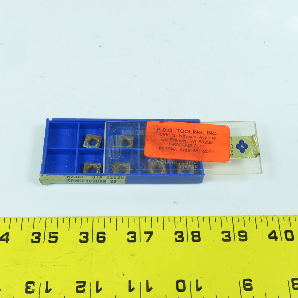 Sumitomo SPMH090308N-SS Square Turning Carbide Inserts CVD 3/8" IC Lot Of 8