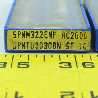 Sumitomo SPMT090308N-SF Square Turning Carbide Inserts 3/8" IC Lot Of 13