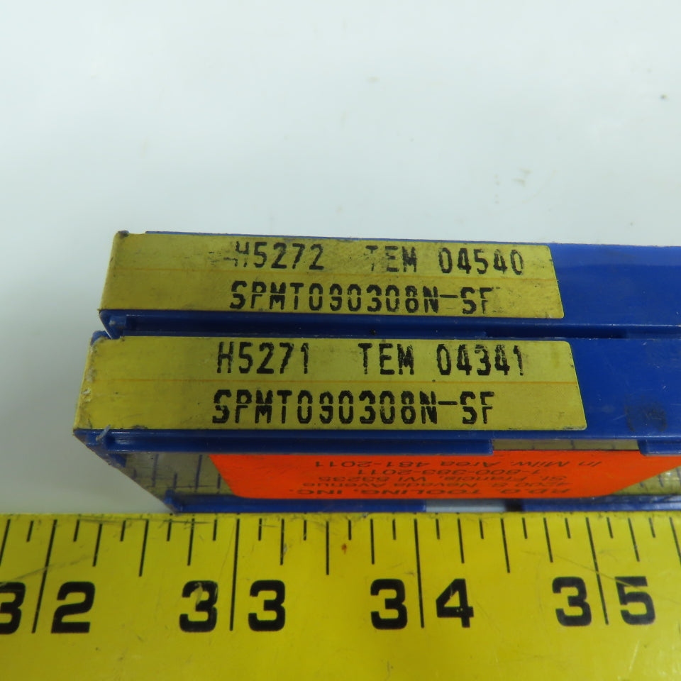 Sumitomo SPMT090308N-SF Square Turning Carbide Inserts 3/8" IC Lot Of 13