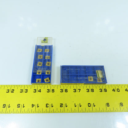 Sumitomo SPMT090308N-SF Square Turning Carbide Inserts 3/8" IC Lot Of 13