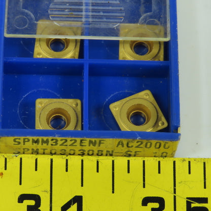 Sumitomo SPMT090308N-SF Square Turning Carbide Inserts 3/8" IC Lot Of 13