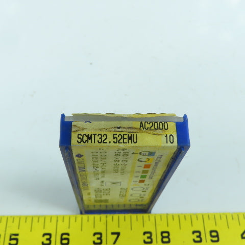 Sumitomo SCMT32.52EMU Square Turning Carbide Inserts 3/8" IC Lot Of 10