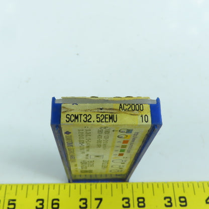 Sumitomo SCMT32.52EMU Square Turning Carbide Inserts 3/8" IC Lot Of 10